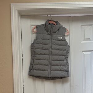 The North Face Charcoal Quilted Vest